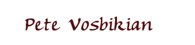 Peter Vosbikian text image