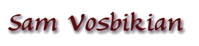 Sam Vosbikian text image